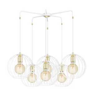 Emibig Albio lampa wisząca 6-punktowa biała 145/6 145/6 - Lampy sufitowe - miniaturka - grafika 2