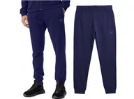 Spodnie męskie - Dresowe długie spodnie męskie 4F 4FWSS24TTROM603-31 Granatowy - miniaturka - grafika 1