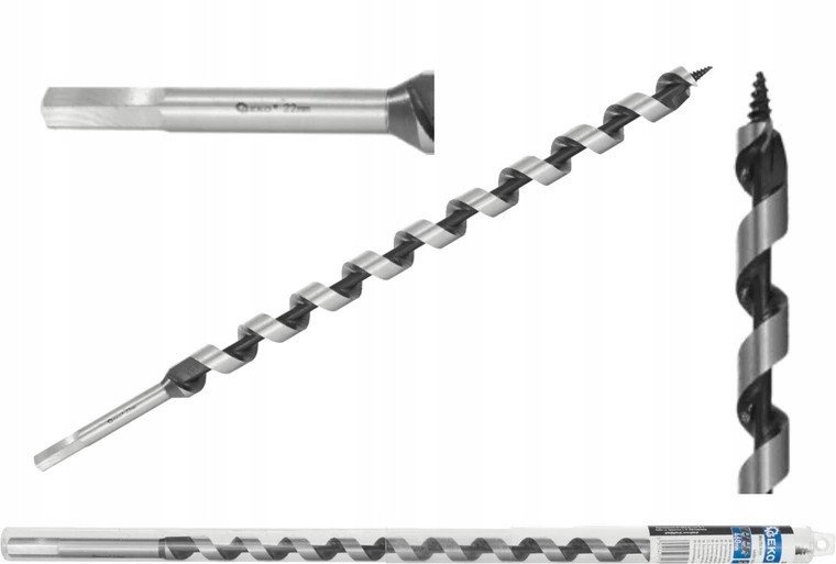 GEKO Wiertło kręte – świder do drewna 18x460mm 25/50
