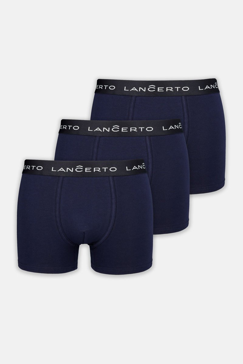 Zestaw 3 Granatowych Bokserek