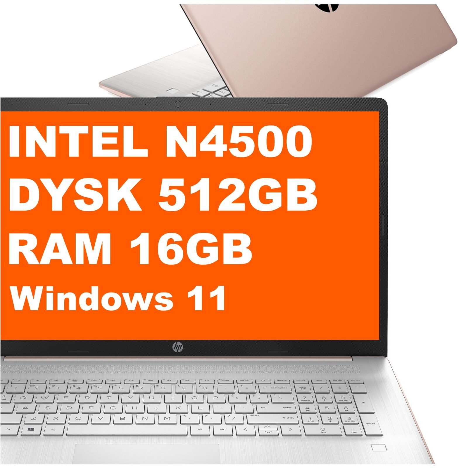 HP 17-cn0514nr / B90H8UA / Intel N4500 / 16GB / 512GB / Intel UHD / 17,3