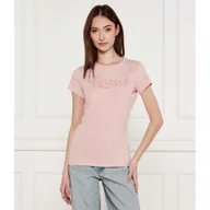 Koszulki i topy damskie - GUESS T-shirt Slim Fit - miniaturka - grafika 1