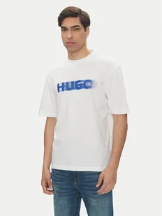 HUGO T-Shirt Nalax 50543493 Biały Regular Fit - Koszulki męskie - miniaturka - grafika 1