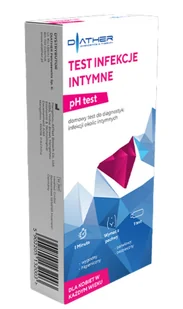 DIATHER Diather Test Infekcje Intymne x 1 szt - Testy ciążowe i diagnostyczne - miniaturka - grafika 1
