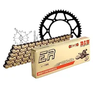 Części motocyklowe - Zestaw łańcuchów DID stal 420NZ3 / 130 zapięcie na klips do Derbi Senda DRD SM EVO 50 ccm rok prod. 2009 - miniaturka - grafika 1