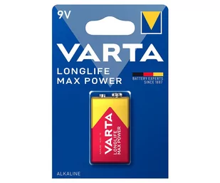 Varta Bateria Max Tech 9 V - Baterie i akcesoria - miniaturka - grafika 1