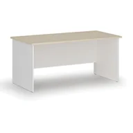 Biurka - Biurko proste PRIMO WHITE, 1600 x 800 mm, biały/brzoza - miniaturka - grafika 1