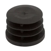 Zawiasy, okucia i inne akcesoria - Stopka wewnętrzna Q25 czarna - miniaturka - grafika 1