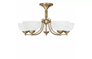 Niski żyrandol z mosiądzu V-S5AK - Lampy sufitowe - miniaturka - grafika 1