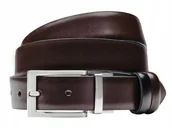 Paski - SKÓRZANY DWUSTRONNY Pasek Spodni XL Damski P1 110 - miniaturka - grafika 1