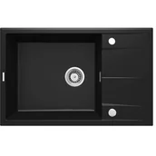 Zlewozmywaki - Deante Eridan Zlewozmywak 1-komorowy z krótkim ociekaczem ZQE_N11B ZQE N11B [16688807] - miniaturka - grafika 1