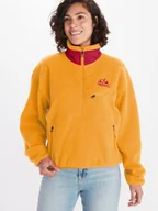 Bluzy damskie - Marmot Bluza polarowa w kolorze żółtym - miniaturka - grafika 1