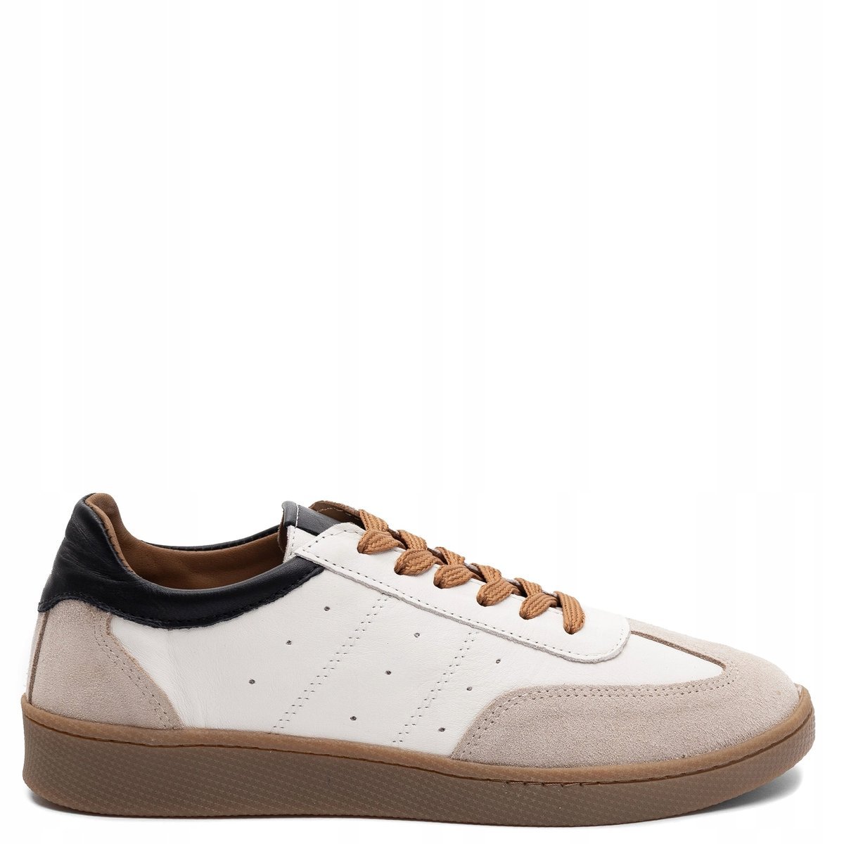 Boccato Skórzane Sneakersy Damskie Beżowe 500-1856-201-44-2 r.41