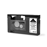 Złącza, przejściówki, adaptery - Nedis VCON110BK część zamienna do sprzętu AV Kompaktowy adapter do kaset wideo - miniaturka - grafika 1