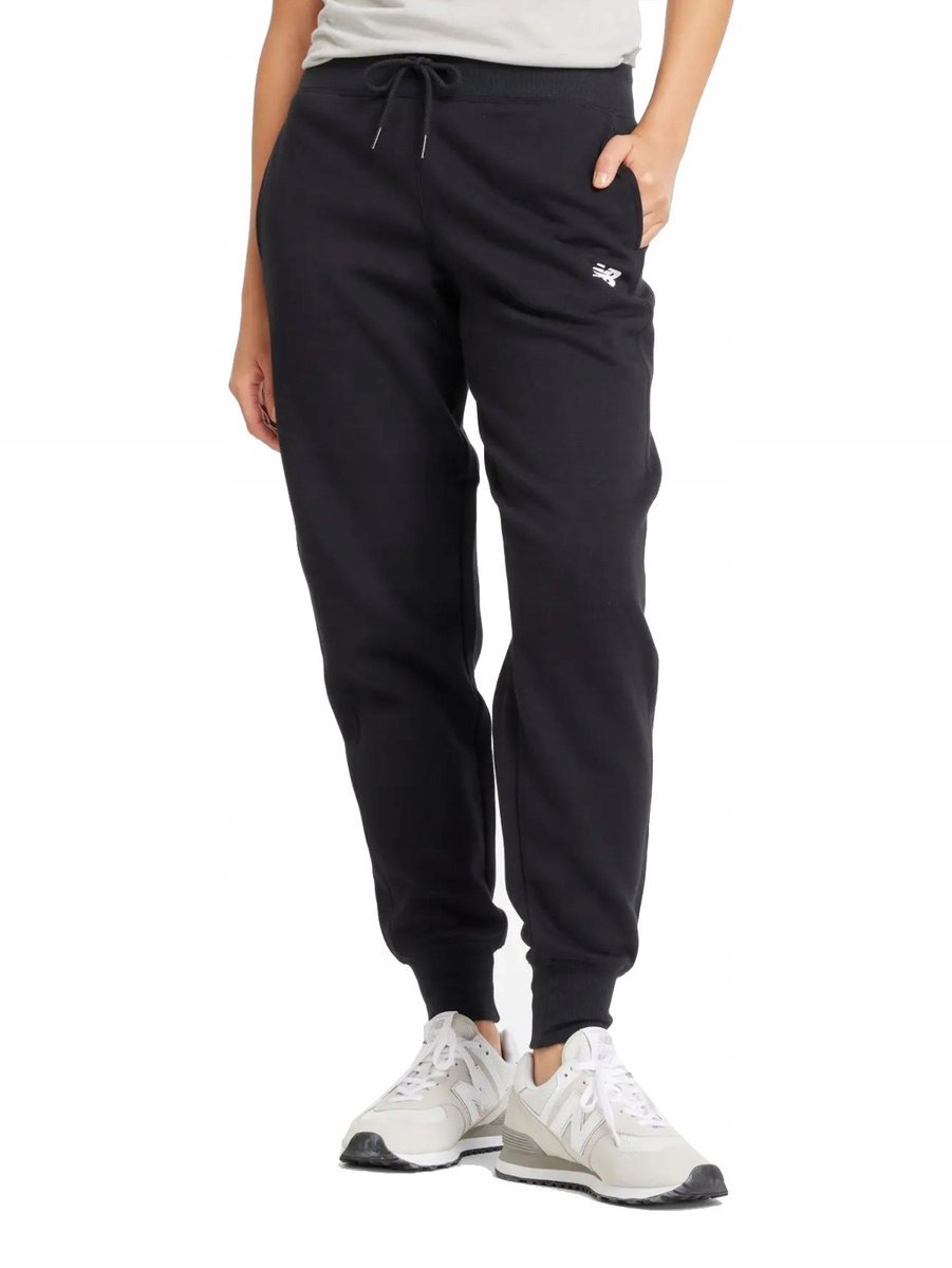 SPODNIE damskie dresy NEW BALANCE WP43805BK joggery czarne sportowe 2XL XXL