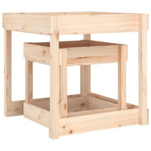 Stoliki piaskownice, 2 szt., lite drewno sosnowe Lumarko! - Place zabaw - miniaturka - grafika 8