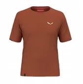 Koszulki męskie - Koszulka szybkoschnąca Salewa Pedroc Dry Hyb T-Shirt - bombay brown rozmiar: l - miniaturka - grafika 1