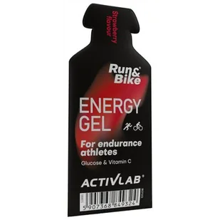 Activita RUN&BIKE ENERGY GEL O SMAKU TRUSKAWKOWYM 40 G) zakupy dla domu i biura! ACTIV/T055 - Odżywki białkowe - miniaturka - grafika 1