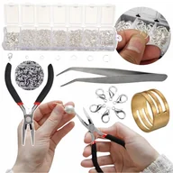 Zestawy biżuterii dla kobiet - ZESTAW DO ROBIENIA KOLCZYKÓW BIŻUTERII 917 SZTUK - miniaturka - grafika 1