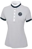 Koszulki jeździeckie - PIKEUR Koszulka konkursowa SABINA grey - miniaturka - grafika 1