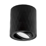 Lampy sufitowe - OPRAWA NATYNKOWA SPOT TUBA CZARNA TIGO W1 - miniaturka - grafika 1