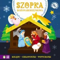 Zielona Sowa Świąteczne wypychanki. Szopka Bożonarodzeniowa praca zbiorowa - Kolorowanki, wyklejanki - miniaturka - grafika 1