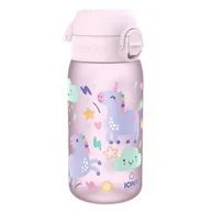 Bidony dla dzieci - Butelka ION8 BPA Free I8RF350PPUNI Unicorns - miniaturka - grafika 1