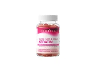 Włosy, skóra, paznokcie - NeoCell - Glam Hair & Nails Keratin (zdrowe włosy i paznokcie), mango i smoczy owoc, 60 dziąseł - miniaturka - grafika 1