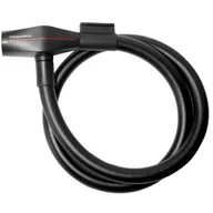 Zabezpieczenia do roweru - Zapięcie rowerowe TRELOCK KS 312 85-12 Klucz Linka Czarny - miniaturka - grafika 1