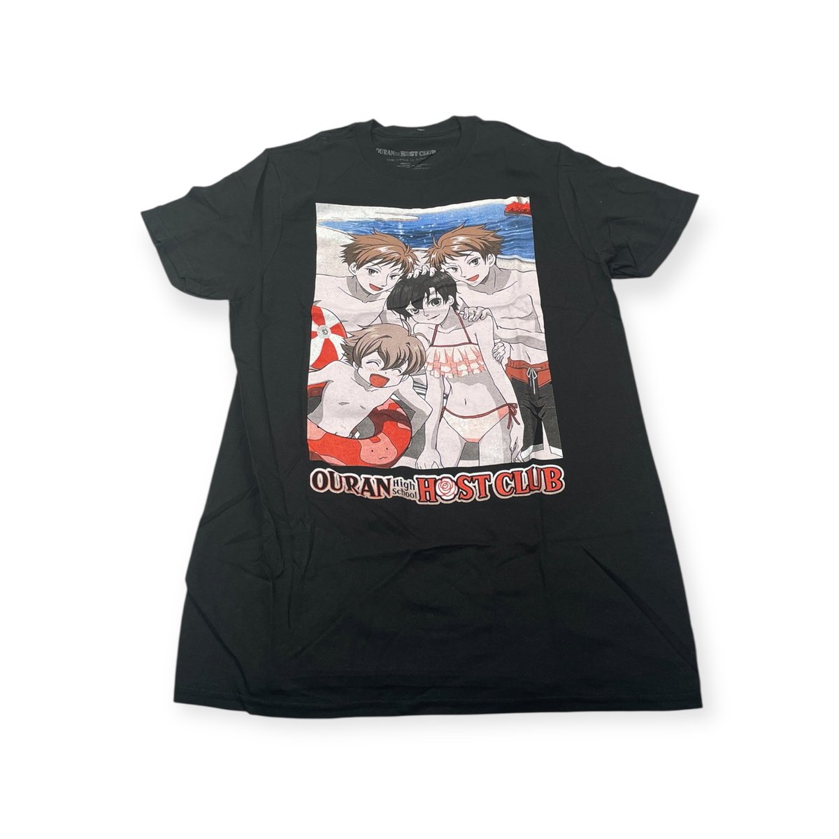 Koszulka T-shirt męski okrągły dekolt SPENCER'S OURAN HOST CLUB S