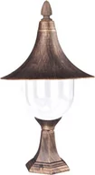 Lampy ogrodowe - Kaja ALFRED OLSZEWSKI Niska zewnętrzna lampa stojąca K-8128 czarna/złota z serii BOSTON - miniaturka - grafika 1