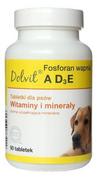 Suplementy i witaminy dla psów - Dolfos Dolvit Fosforan wapnia AD$82E 90 Tabletki - miniaturka - grafika 1