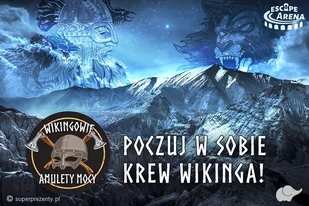 Escape arena Escape room Poznań - Wikingowie Amulety Mocy" - Vouchery - miniaturka - grafika 1