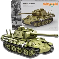 Klocki - KLOCKI KONSTRUKCYJNE CZOŁG BOJOWY PANTERA ZESTAW DLA DZIECI MILITARIA MODEL - miniaturka - grafika 1