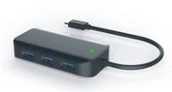 Huby USB - M-Cab 7070036 huby i koncentratory USB 3.2 Gen 1 (3.1 Gen 1) Type-C 5000 Mbit/s Czarny - miniaturka - grafika 1