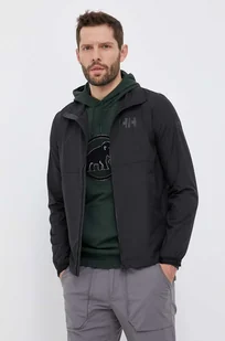 Helly Hansen wiatrówka Hydropower Light 2.0 kolor czarny - Kurtki i kamizelki sportowe męskie - miniaturka - grafika 1