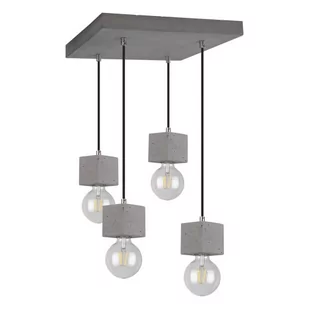 Spotlight Strong lampa wisząca 4-punktowa szara/czarna 7089436 7089436 - Lampy sufitowe - miniaturka - grafika 1
