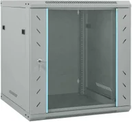 Szafy rack - vidaXL Szafa sieciowa z przechowywaniem Szary 60 x 45 x 65 cm Stal - miniaturka - grafika 1