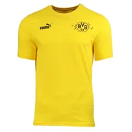 Koszulki męskie - Koszulka męska Puma 77774101 BVB FTBL CULTURE Żółta - miniaturka - grafika 1