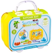 Zabawki do piasku - TOY BEACH SET SUITCASE 666-1163P - miniaturka - grafika 1