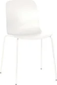Fotele i krzesła ogrodowe - Krzesło Substance stal lakierowana na biało białe - miniaturka - grafika 1