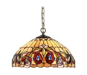 Lampy sufitowe - Prezent 1704 - Żyrandol na łańcuchu TIFFANY 2xE27/60W/230V - miniaturka - grafika 1