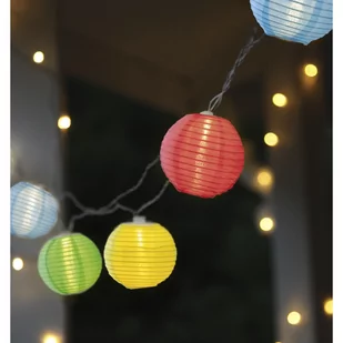 Girlanda świetlna LED z lampionami odpowiednia na zewnątrz Star Trading Festival, dł. 4,5 m - Lampy ogrodowe - miniaturka - grafika 1