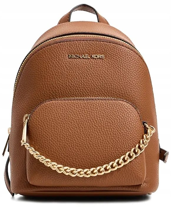 Plecak damski Michael Kors mały miejski wizytowy brązowy