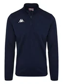 Bluzy męskie - Kappa Męska bluza Tavole niebieski niebieski morski 8 lat 304TTK0 - miniaturka - grafika 1