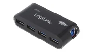 Huby USB - UA0170 Hub USB, DC, USB A gniazdo x4, USB B gniazdo, USB 3.0, PnP, 5Gbps - miniaturka - grafika 1