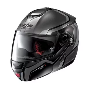 Nolan CASCO N90-2 MERIDIANUS N-COM FLAT LAVA GREY XS - Kaski motocyklowe - miniaturka - grafika 1