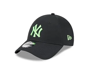 New Era New York Yankees MLB Neon Pack czarna neonowa zielona 9Forty regulowana czapka - jeden rozmiar - Czapki damskie - miniaturka - grafika 1