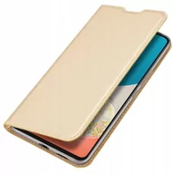 Etui i futerały do telefonów - Dux Ducis Skin Pro kabura etui pokrowiec z klapką Samsung Galaxy A53 5G złoty - miniaturka - grafika 1