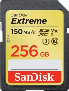 SanDisk Extreme 256GB (SDSDXV5-256G-GNCIN) - Karty pamięci - miniaturka - grafika 1